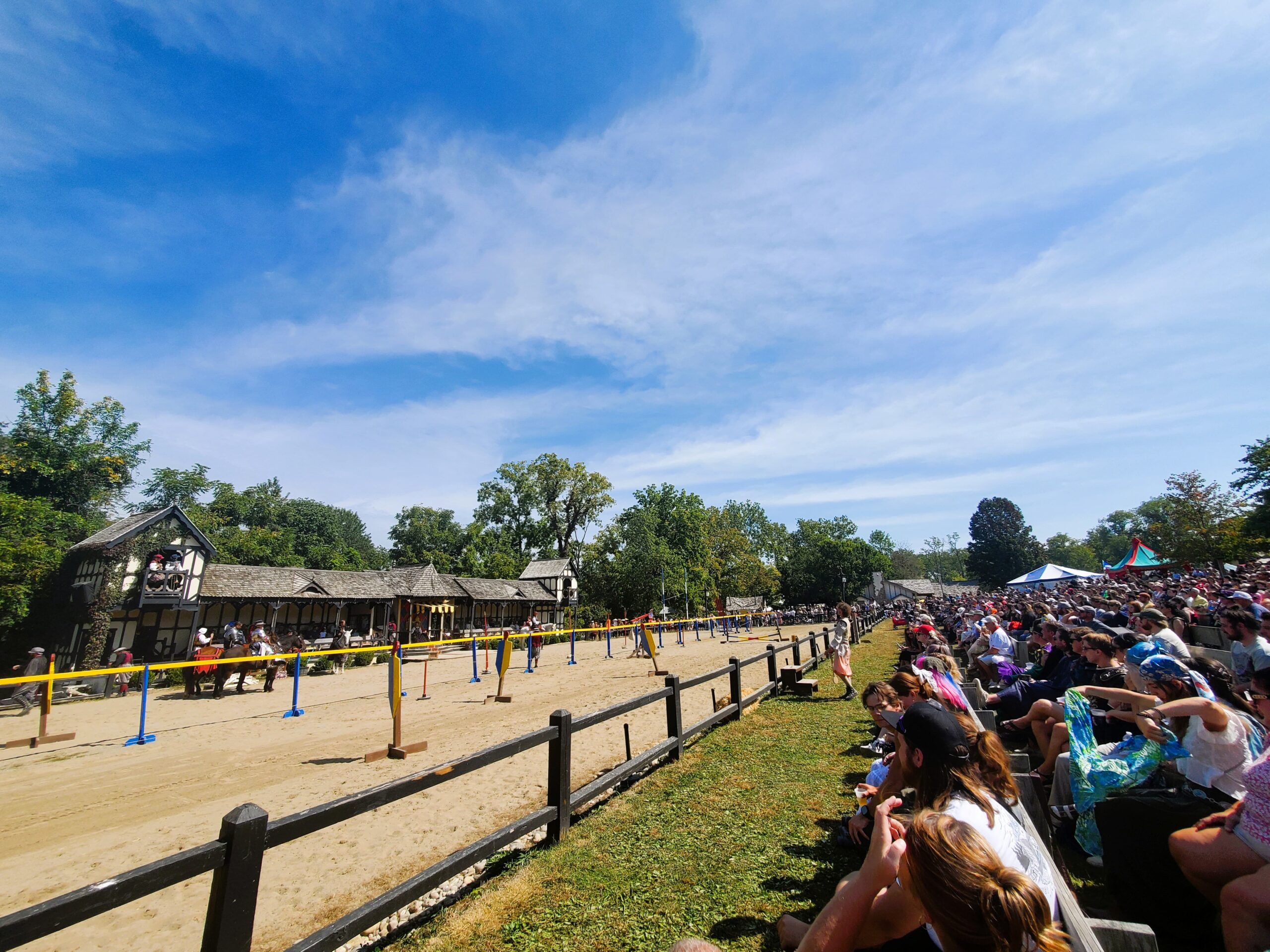 Joust stage at the Ohio Renaissance Festival
