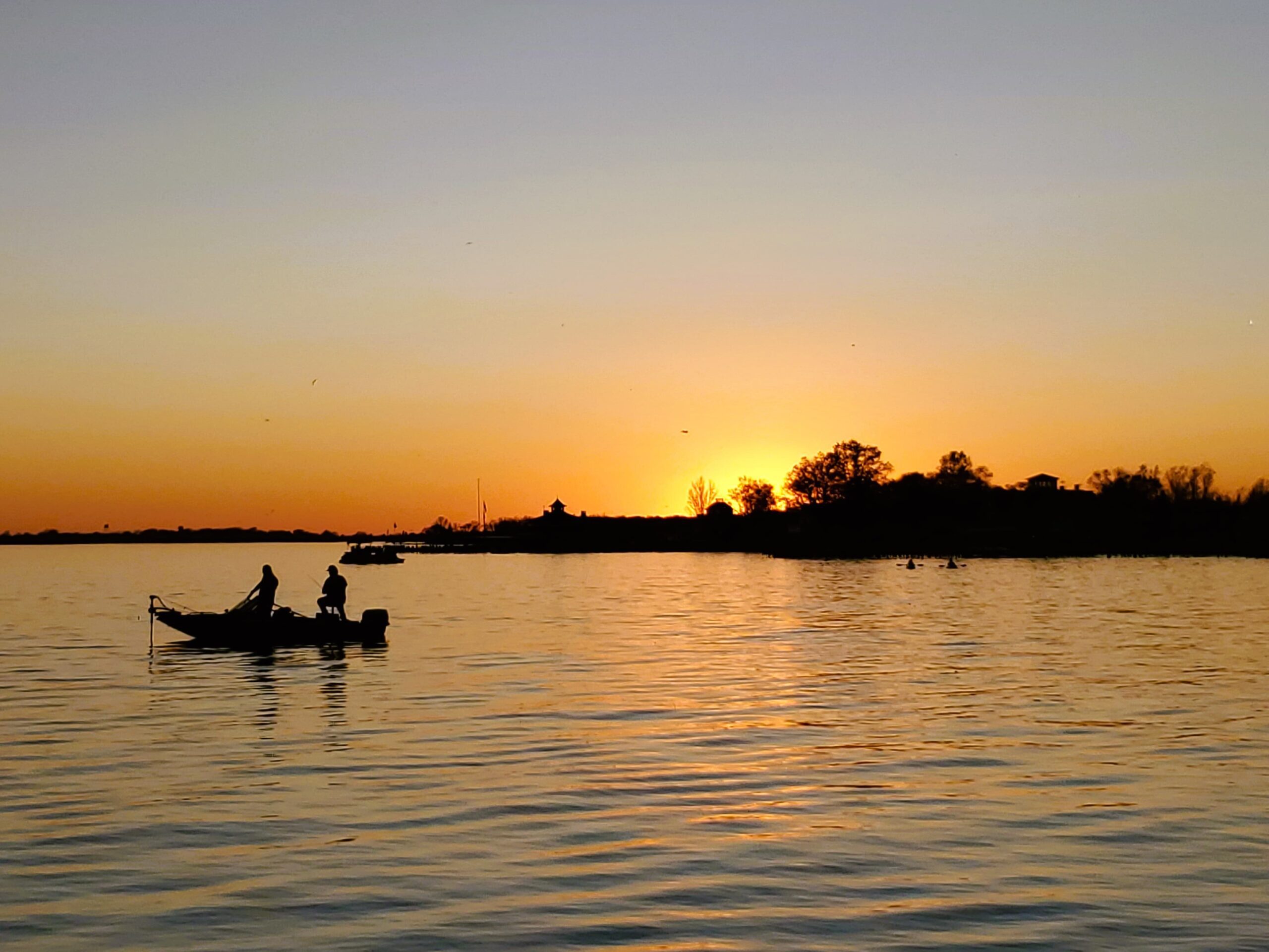 sunset view at buckeye lake